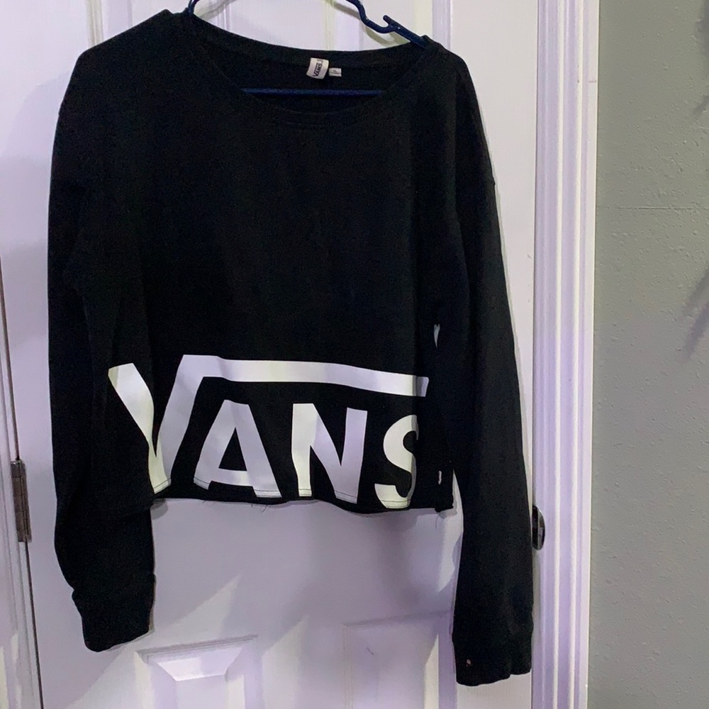 Vans crop top crew neck